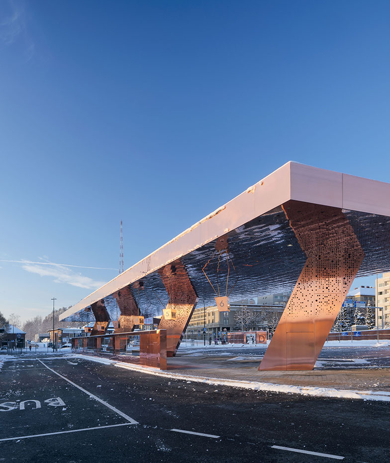 Estación de Lahti, Finlandia, JKMM Architects Finalistas de los Premios Europeos del Cobre en la Arquitectura