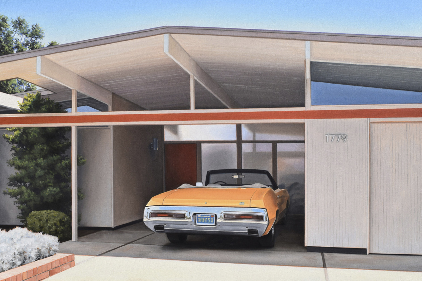Eichler with convertible.
