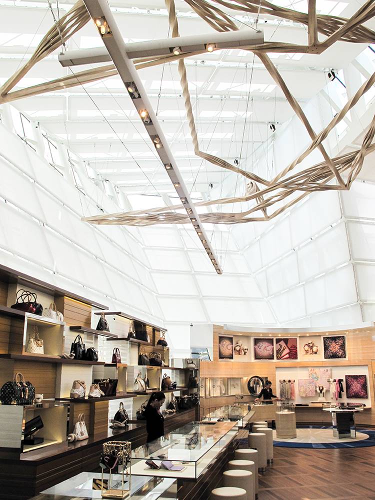 Louis Vuitton Singapur, por Moshe Safdie Associates + Peter Marino