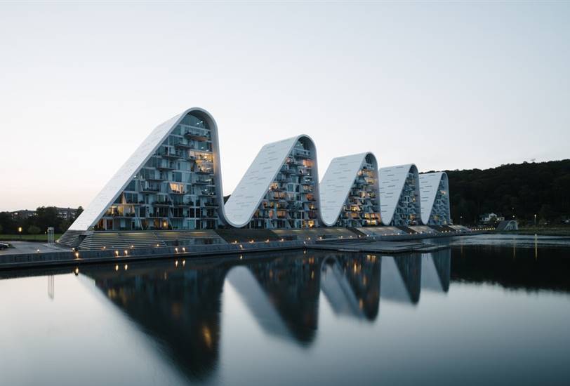 The Wave, por Henning Larsen Architects.