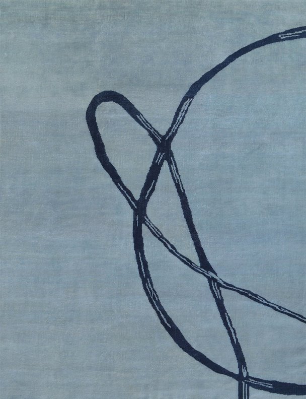 Jaime Darringuer pinta alfombras para Woven Concepts