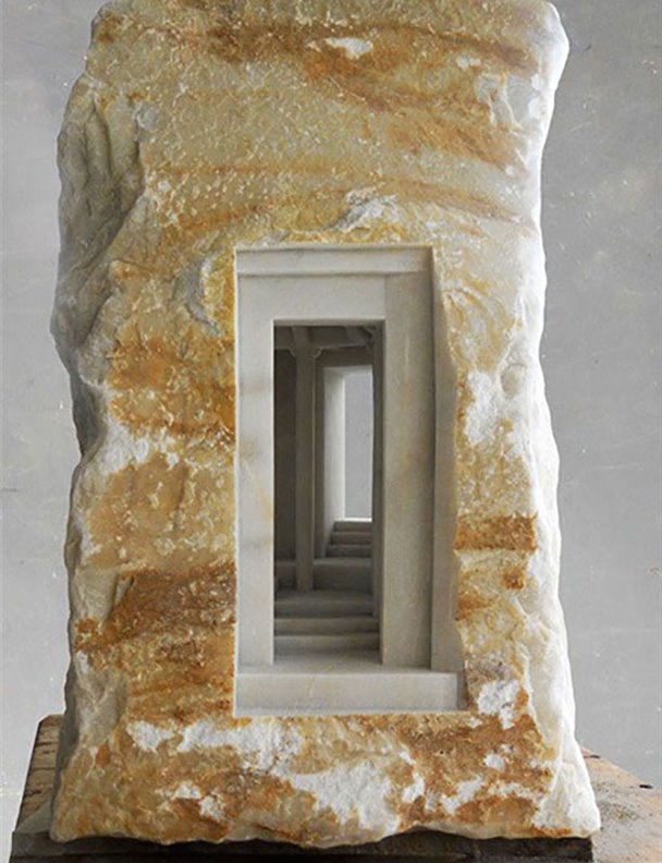 Mini arquitectura en piedra y mármol