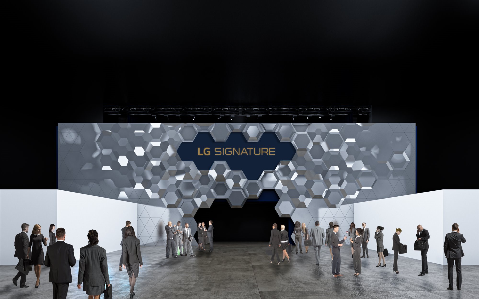 Stand de LG en la feria Vifa diseñado por Fuksas Architects