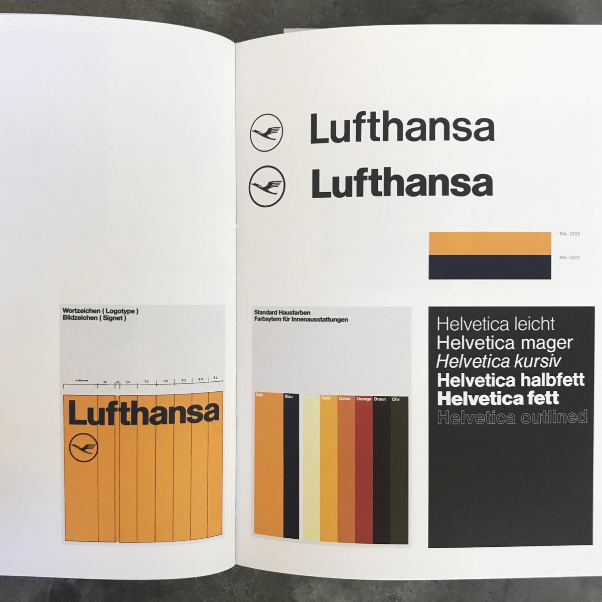 Diseño de Otl Aicher para Lufthansa.