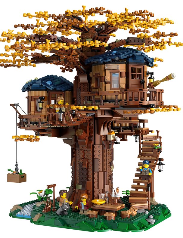 LEGO contruye su Casa del Árbol con materiales sostenibles