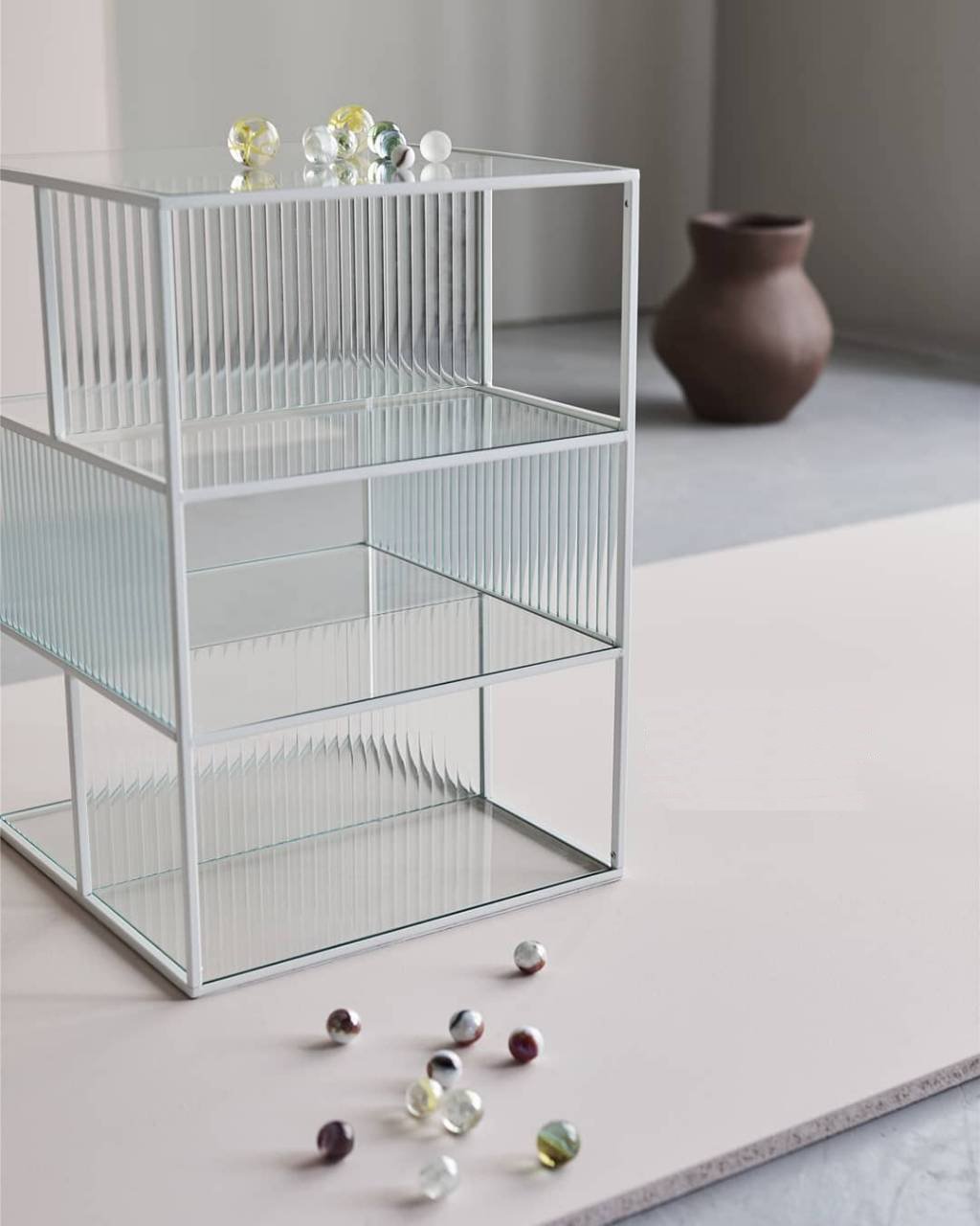 Modulo estanteria de cristal Sammanhang de Ikea