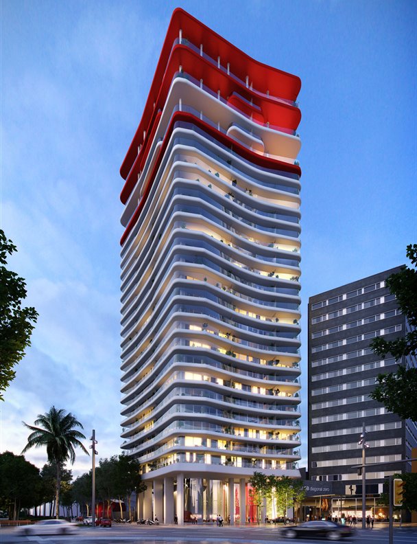 Así es la torre de apartamentos de lujo que cambiará el skyline de Barcelona
