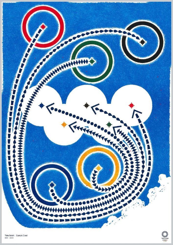 Posters Olimpiadas de Tokio 2020 Taku Satoh