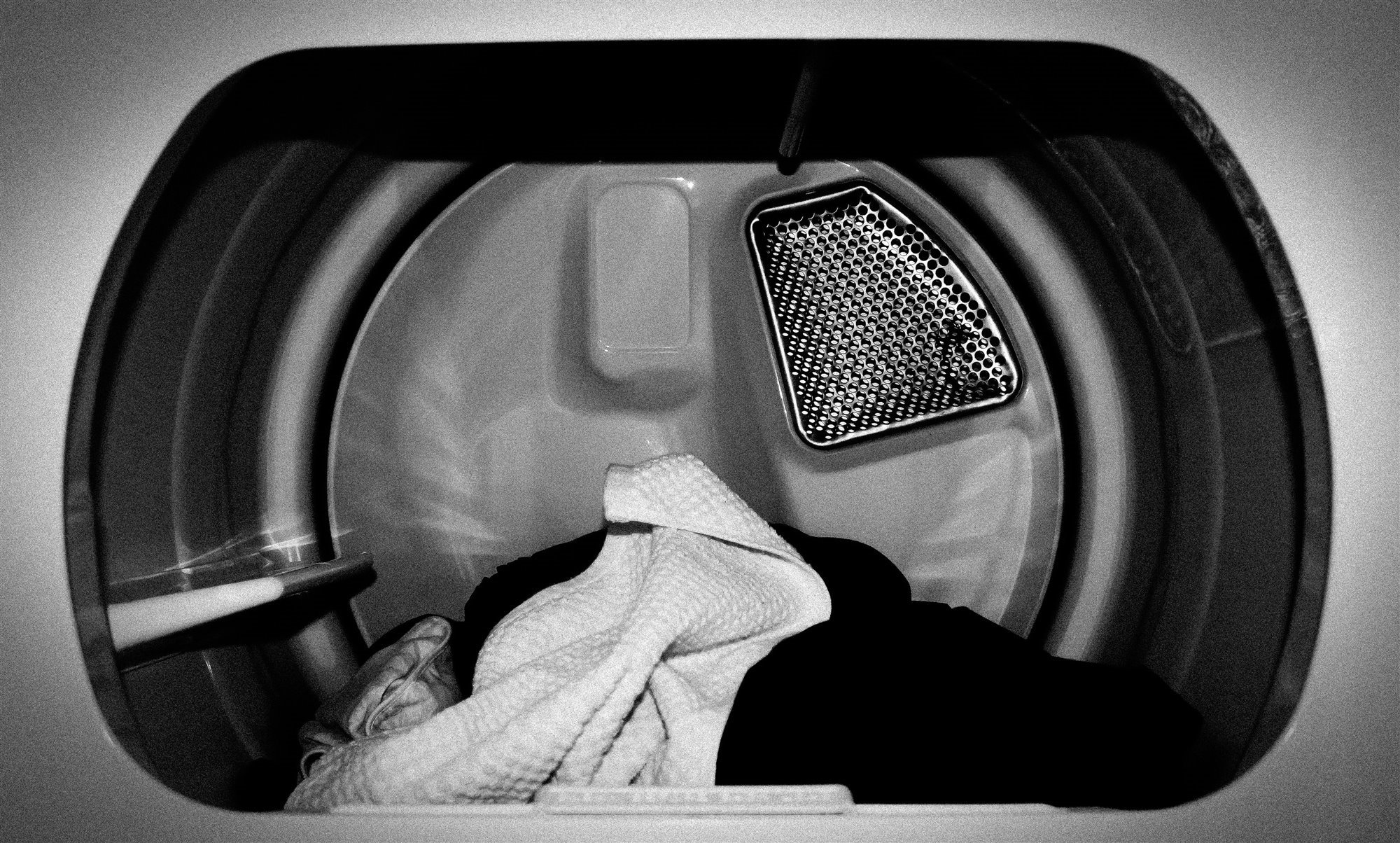 Interior de una lavadora
