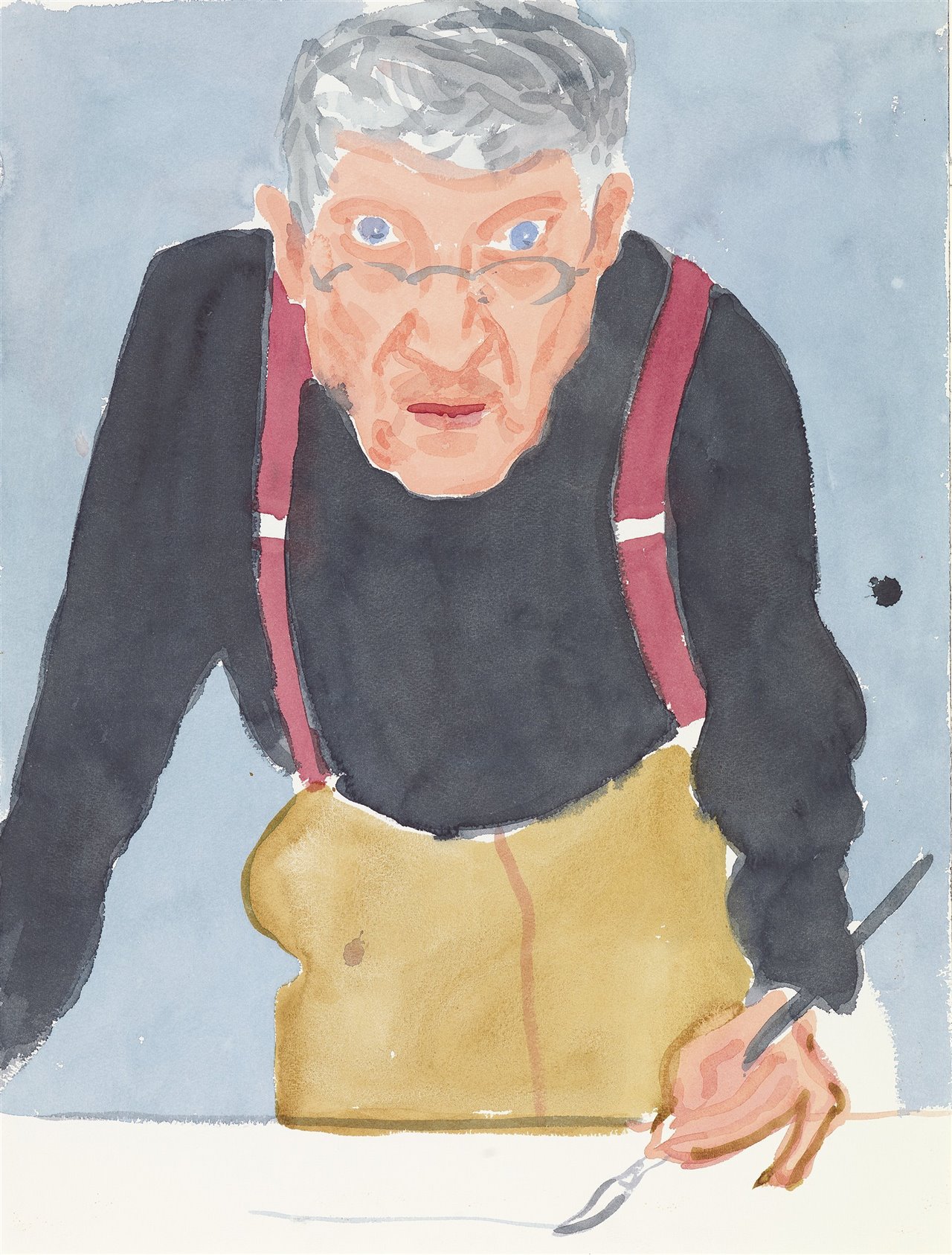 Self Portrait with Red Braces, 2003