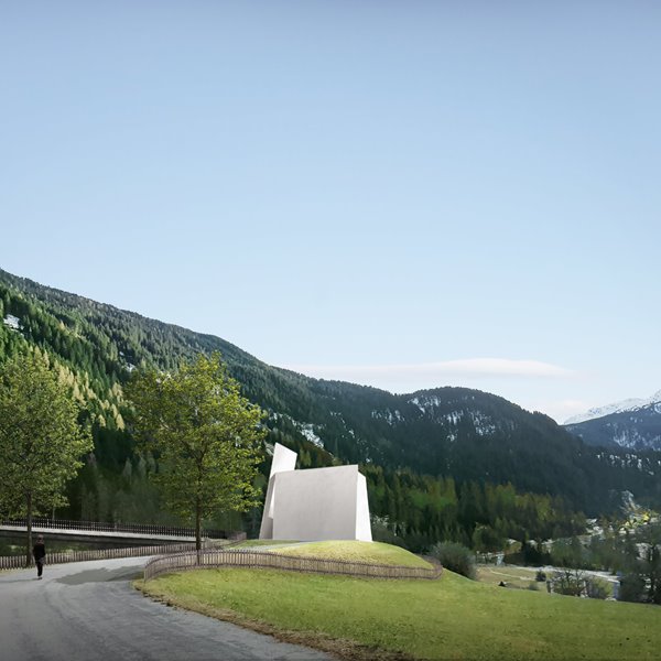 Herzog y de Meuron diseñan una iglesia junto a una autopista en Suiza