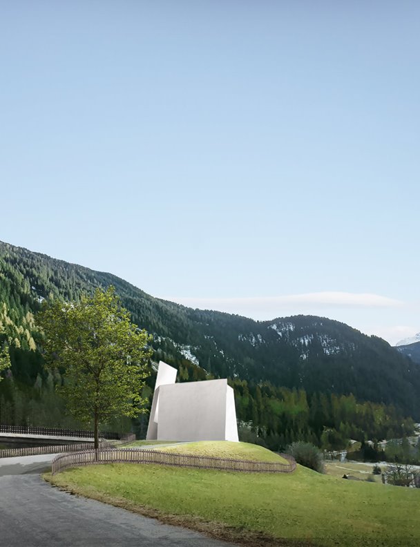 Herzog y de Meuron diseñan una iglesia junto a una autopista en Suiza