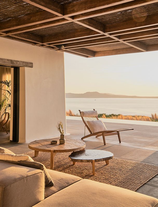 Posiblemente la casa con los mejores atardeceres de las Cícladas