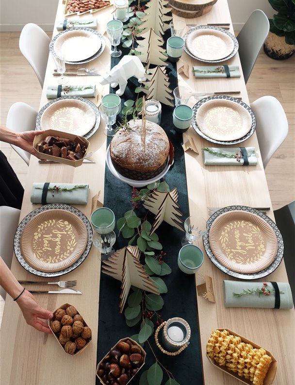 Las ideas más fáciles (y baratas) para decorar tu mesa en Navidad