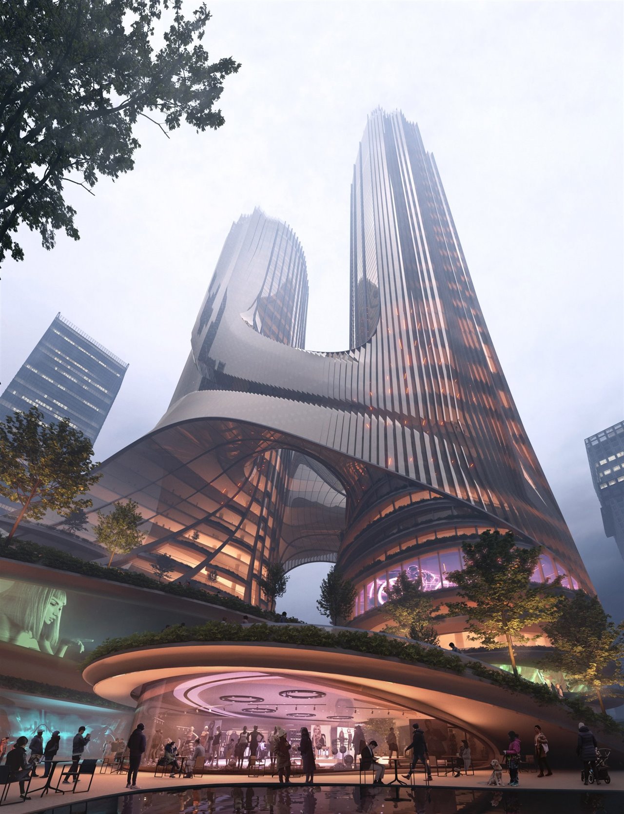 El nuevo rascacielos será uno de los centros neurálgicos de la ciudad, y para ello contará con hoteles, galerías de arte y otro tipo de instalaciones.