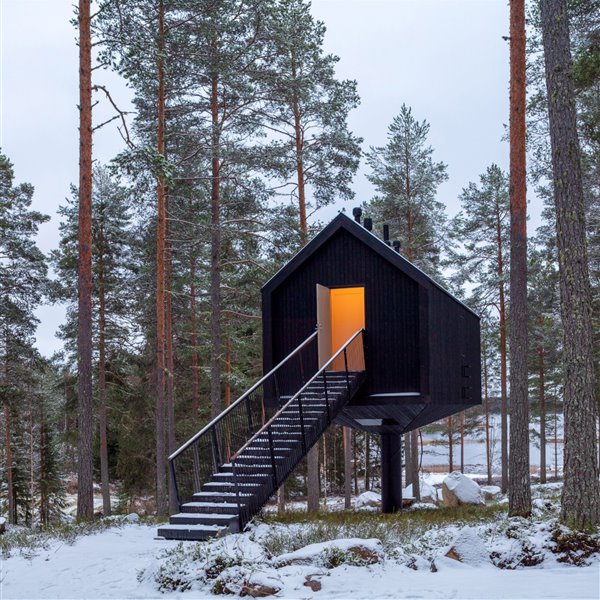 ¿Es esta la cabaña de madera más bonita para pasar unos días en la naturaleza?