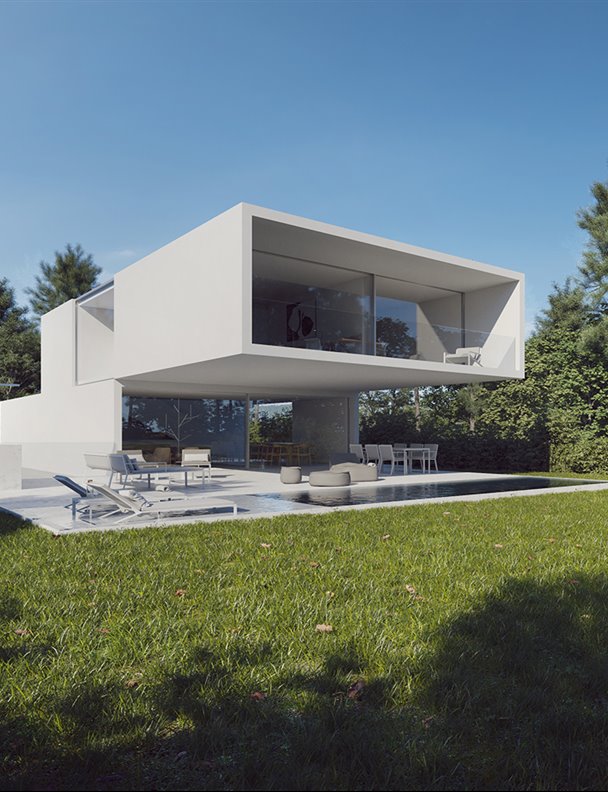 ¿Quién no querría disfrutar de la naturaleza en esta moderna casa de Fran Silvestre?