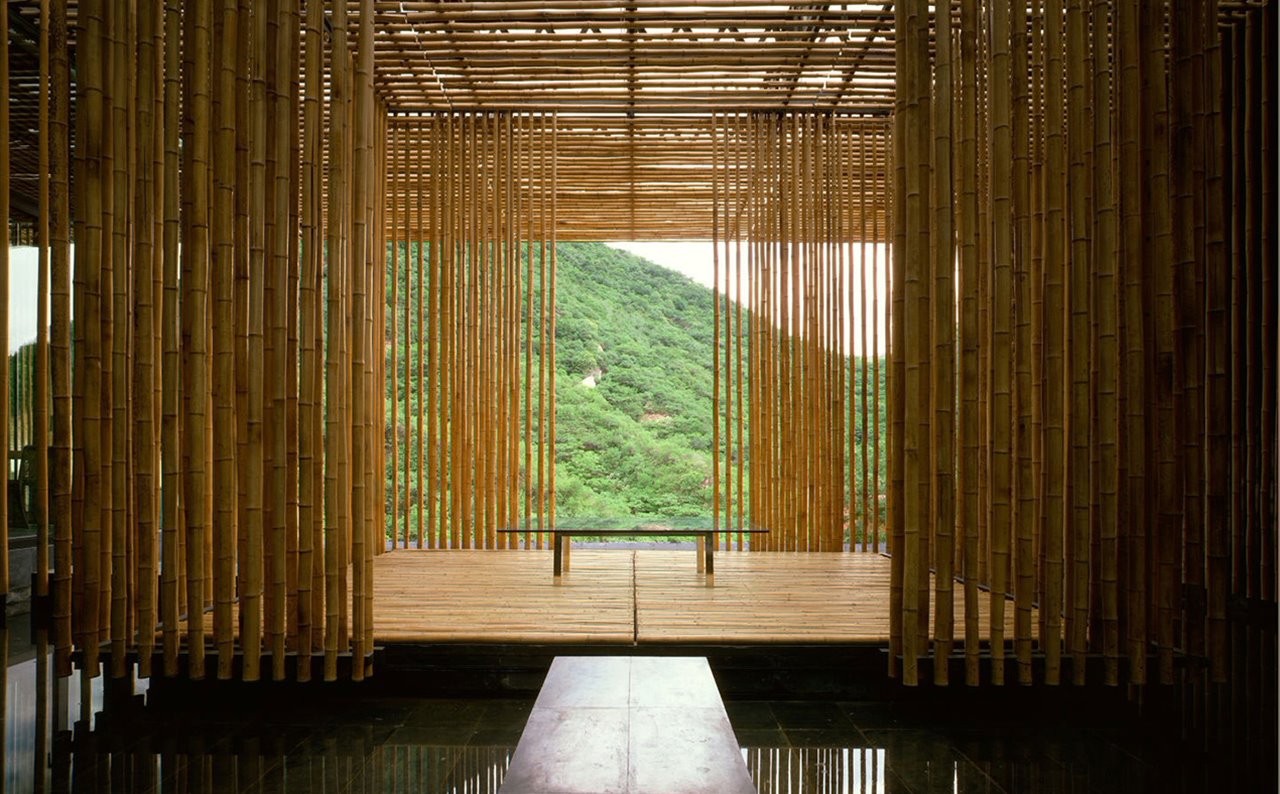 Casa Great (Bamboo) Wall, Beijing, Kengo Kuma (2002).