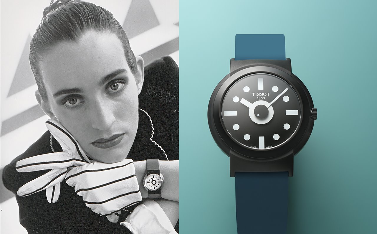 La firma relojera Tissot reedita el modelo Memphis Heritage creado por Ettore Sottsass en los ochenta