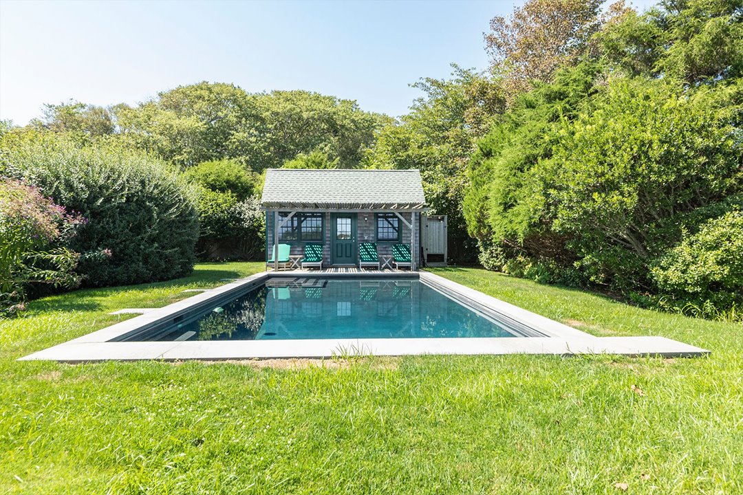 Casa de la actriz Julianne Moore en Montauk piscina
