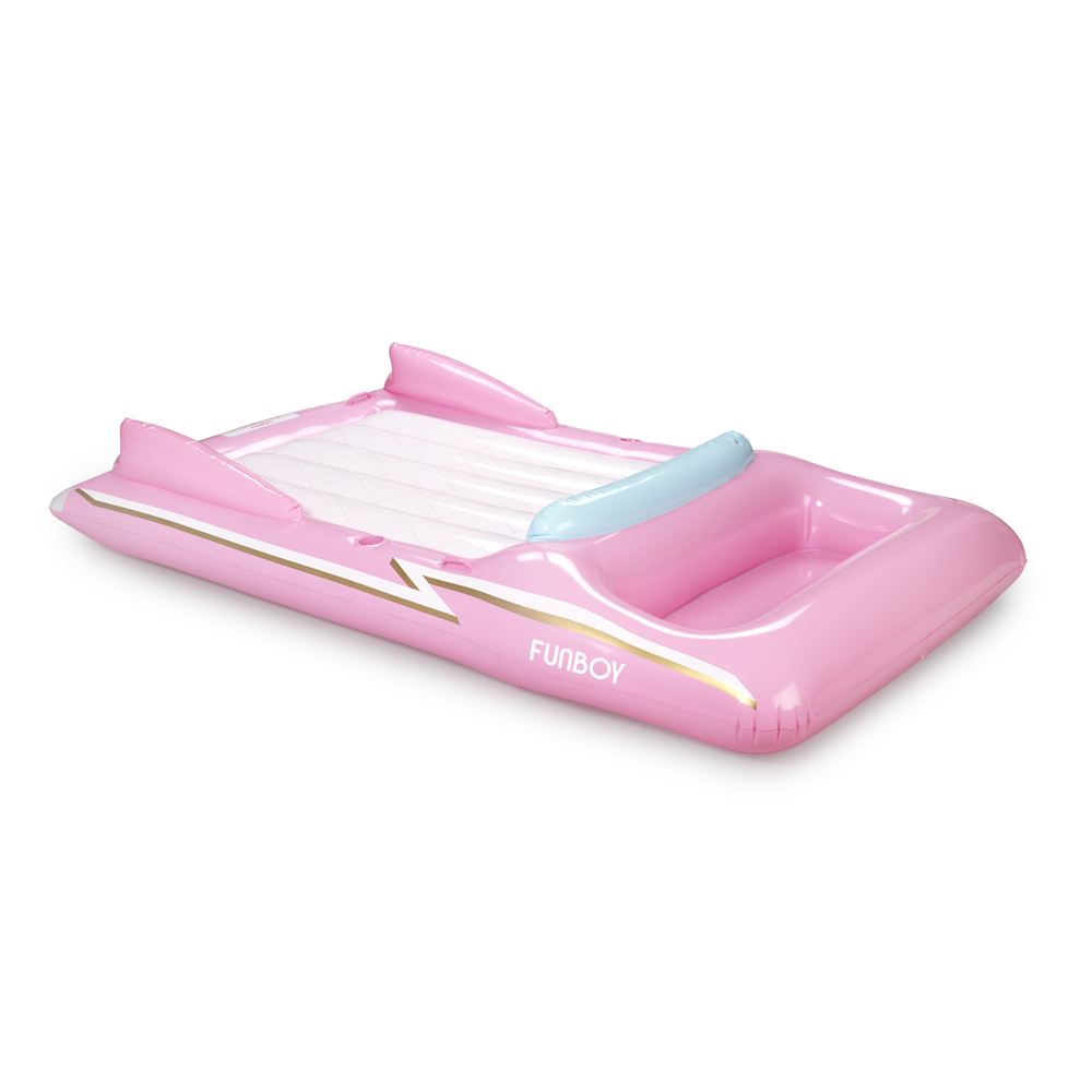 Flotador hinchable piscina o playa coche rosa