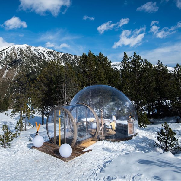 El nuevo y exclusivo iglú de Andorra en el que cenar bajo las estrellas