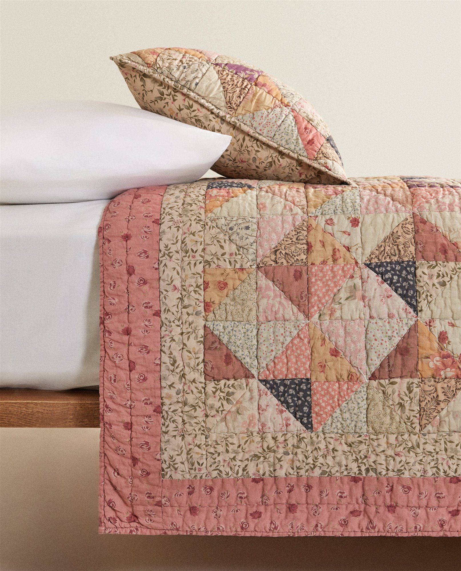 edredón patchwork zara home