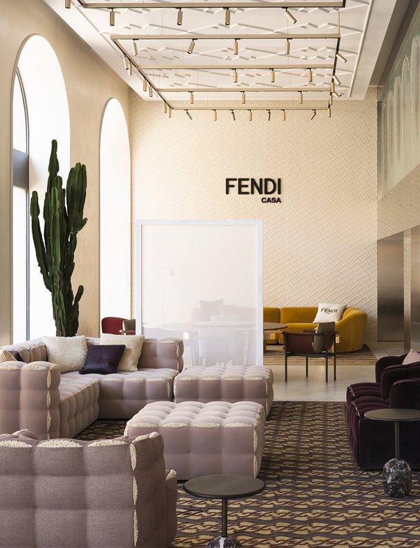 Entramos en la nueva (y lujosa) tienda de Fendi Casa en Milán