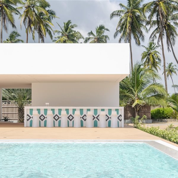Este pabellón minimalista en Nigeria está pensado para vivir el día perfecto