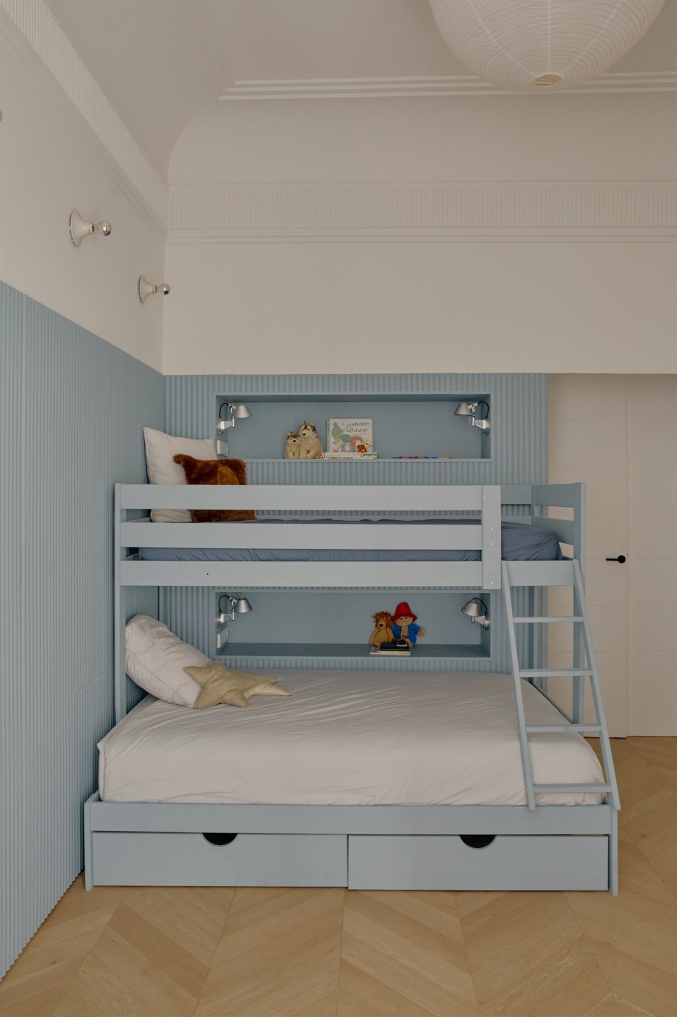 Dormitorio infantil azul