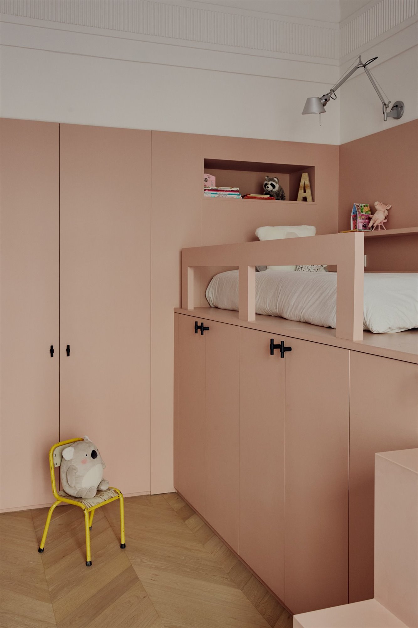 habitación infantil rosa 