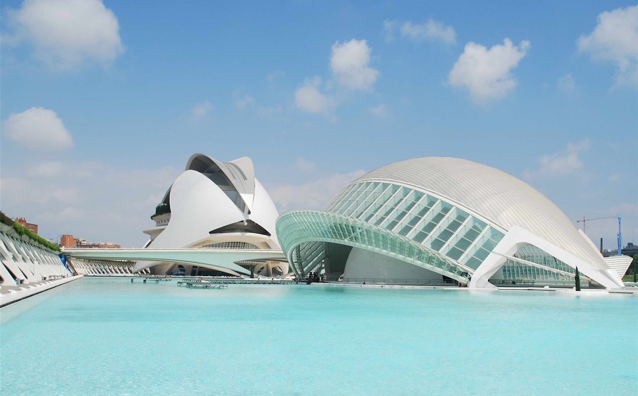 Santiago Calatrava ciudad de las artes y las ciencias de Valencia