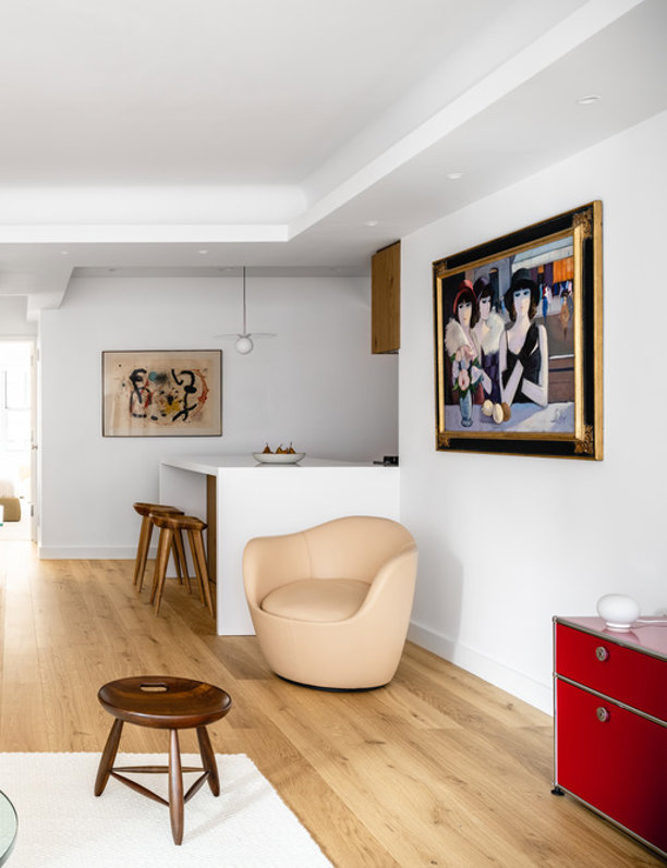 Este piso con cocina abierta en el Upper East Side de Nueva York es el hogar perfecto para una pareja de jubilados