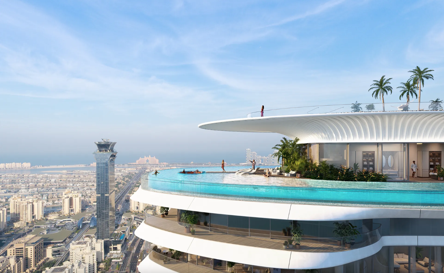 Ático Dubái piscina en la terraza