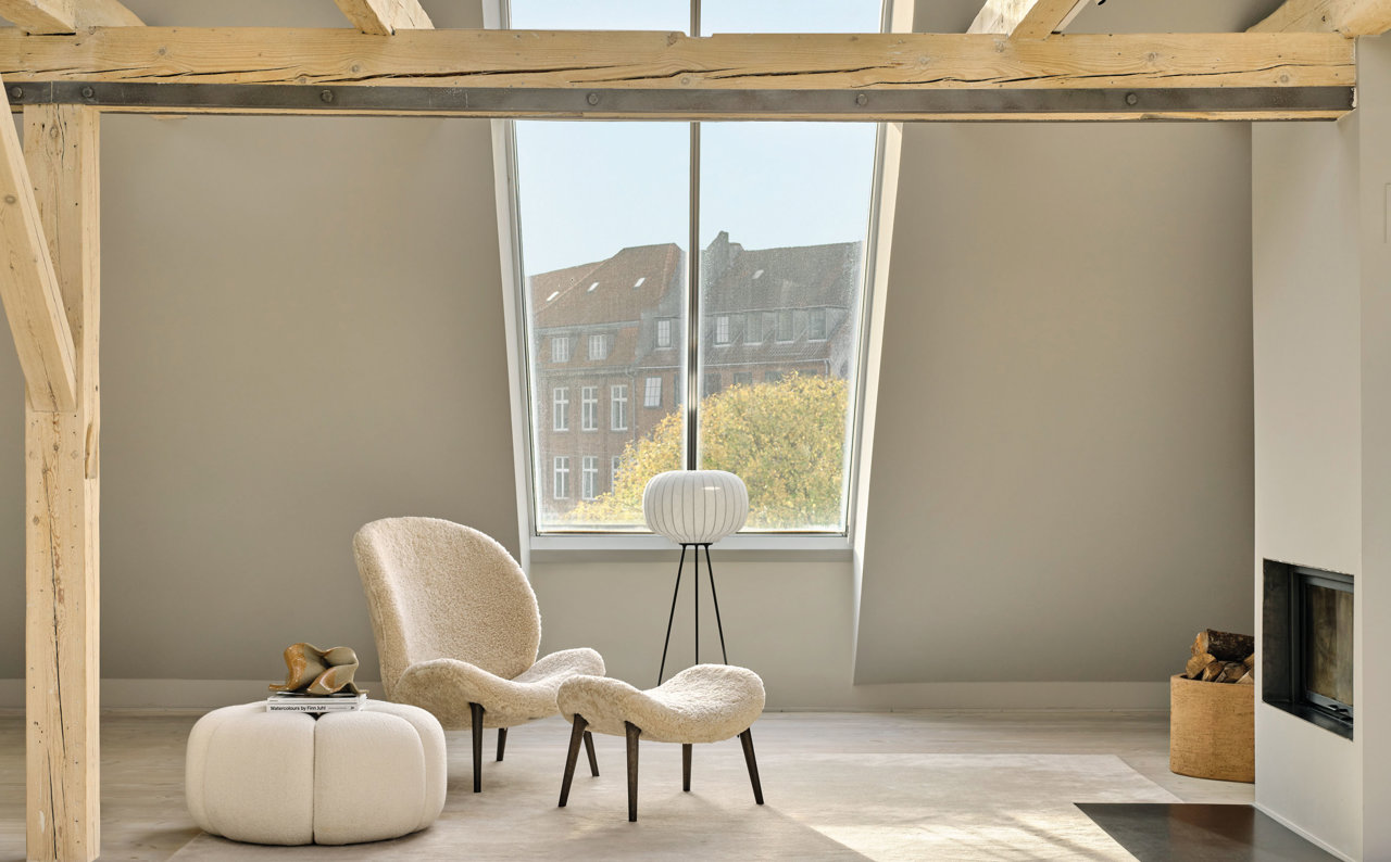 Hotel Copenhague habitación en blanco con ventanal