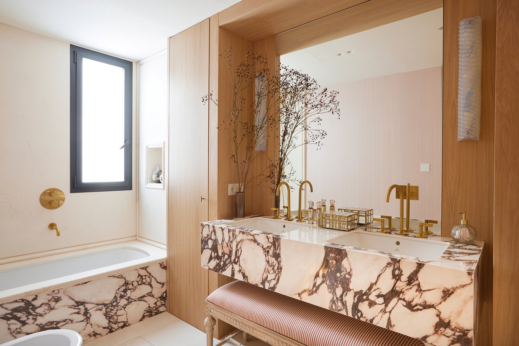 Baño de invitados de la casa de Tamara Falcó