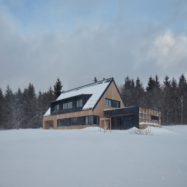 Esta es la caba��a de madera perfecta (y soñada) en la que queremos estar cuando empiece a nevar: tiene unas vistas impresionantes al bosque