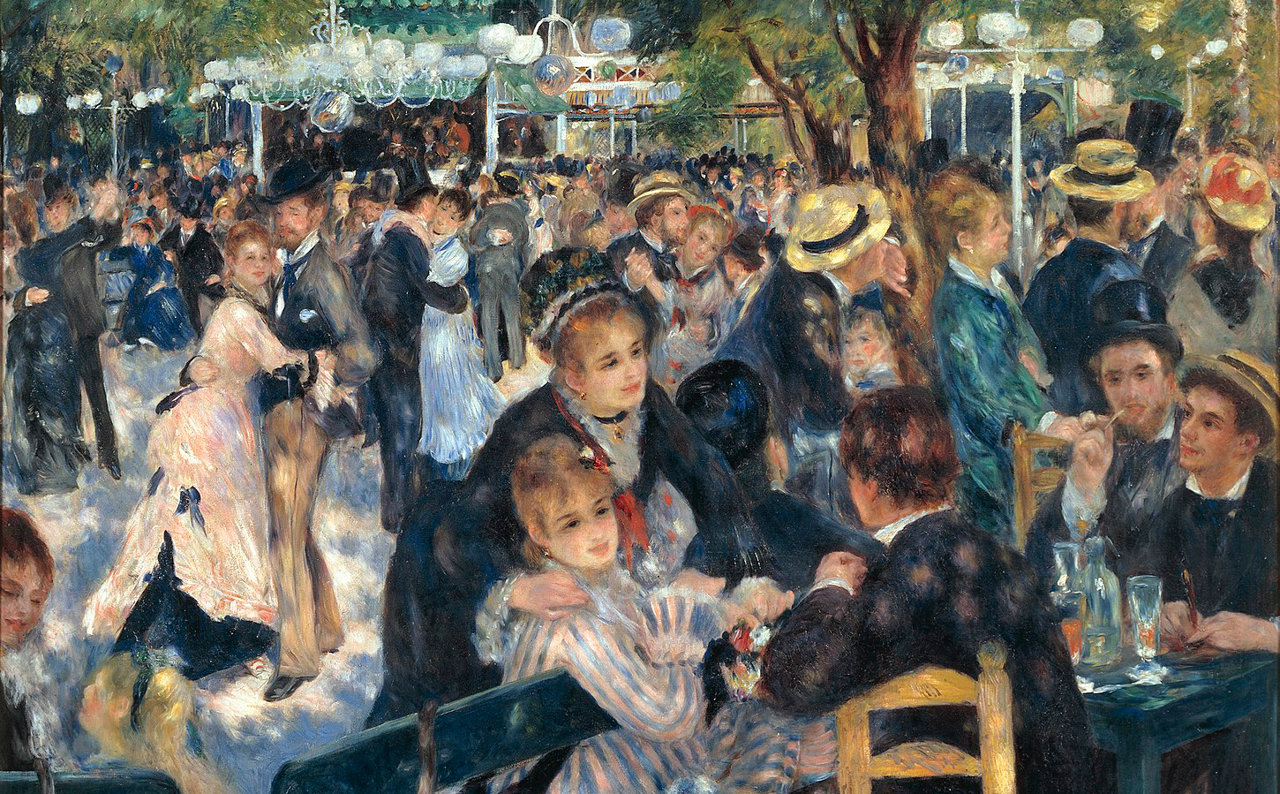 Baile en el Moulin de la Galette, Pierre Auguste Renoir, 1876 