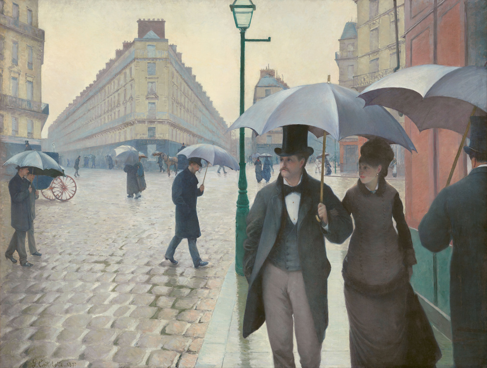 'Calle de París, tiempo lluvioso', Gustave Caillebotte