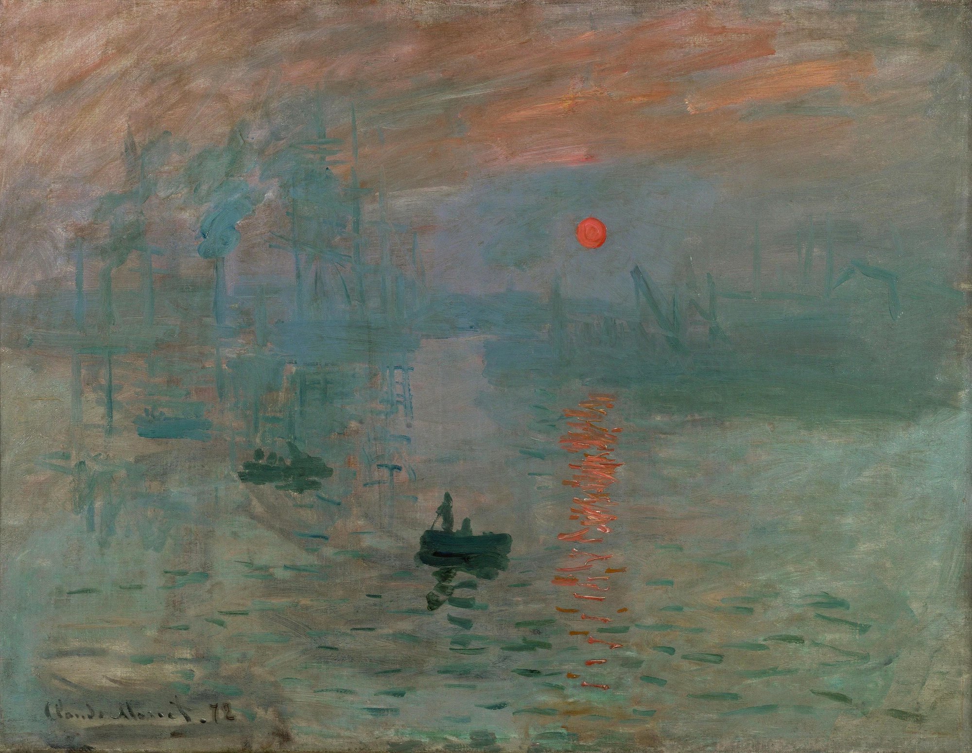 Impresión Sol Naciente de Monet