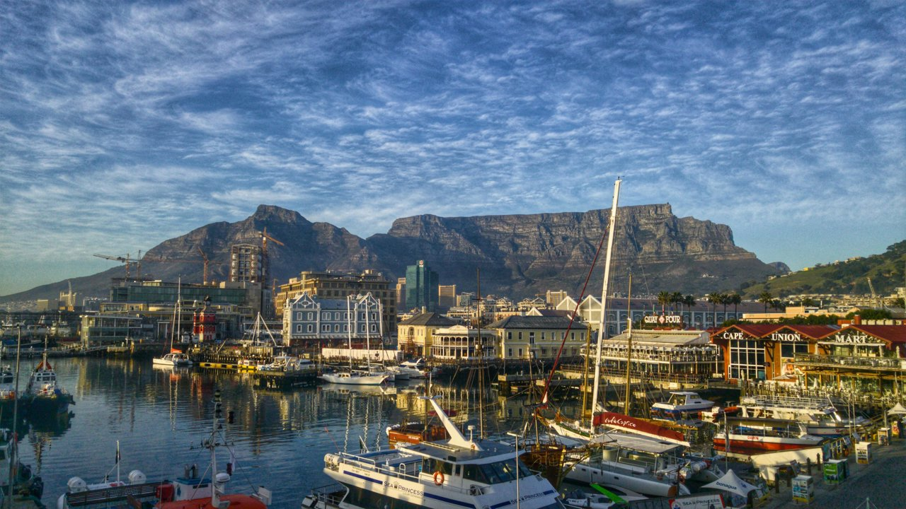 Victoria & Alfred Waterfront, un lugar muy emblemático en Cape Town.