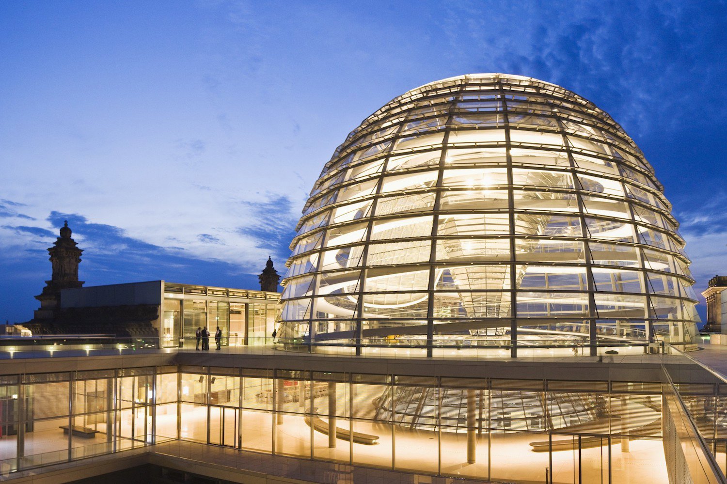 Cúpula del Reichstag, en Berlin (1999)