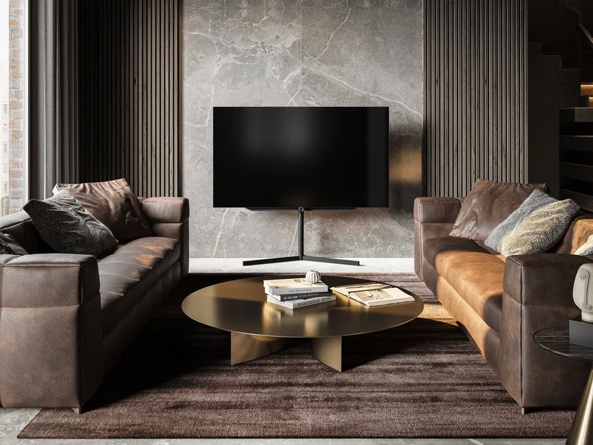 mueble con televisor OLED Loewe