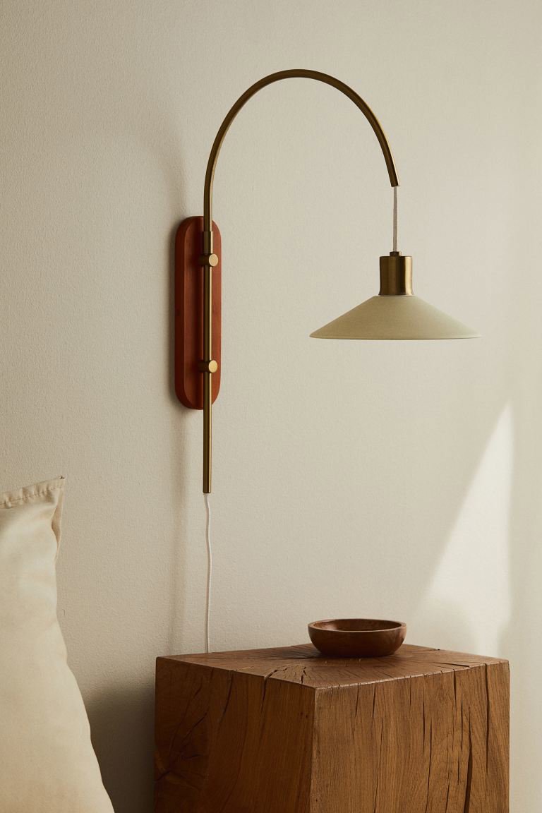 lámpara de pared en metal H&M Home