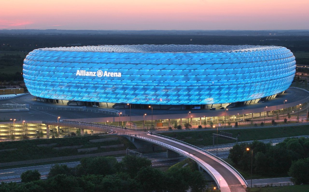 Estadio Allianz Arena de Múnich.
