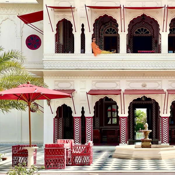 Samantha Vallejo hace realidad su sueño: conocer Villa Palladio Jaipur, un impactante hotel de lujo en la India