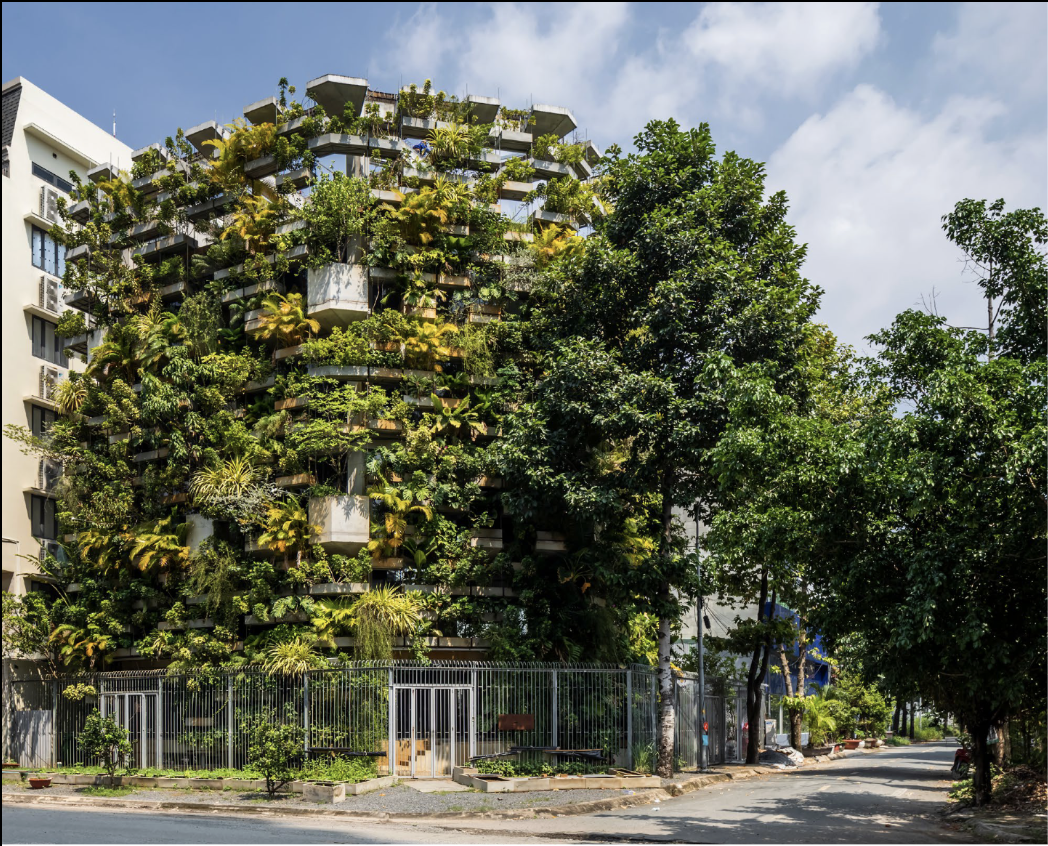 Urban Farming Office de Vo Trong Nghia Architects, en Ho Chi Minh City  Vietnam Foto Hiroyuki Oki