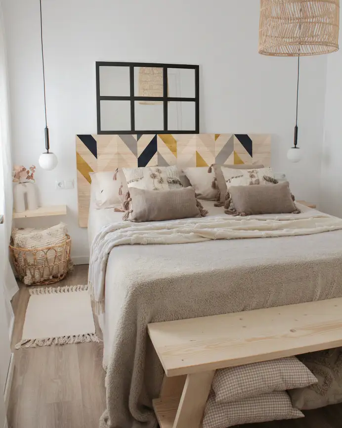 cabecero decowood geometrico