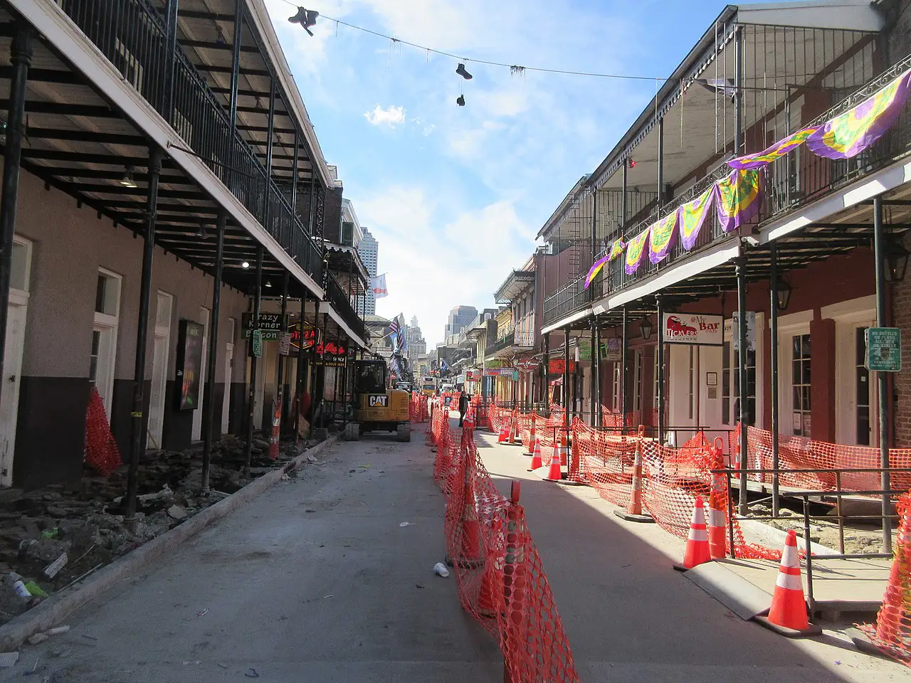 Así estaba Bourbon Street, en Nueva Orleans, en 2019: 14 años después del Katrina.