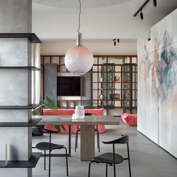 Un apartamento en Praga lleno de soluciones interesantes para fluir entre los diferentes espacios